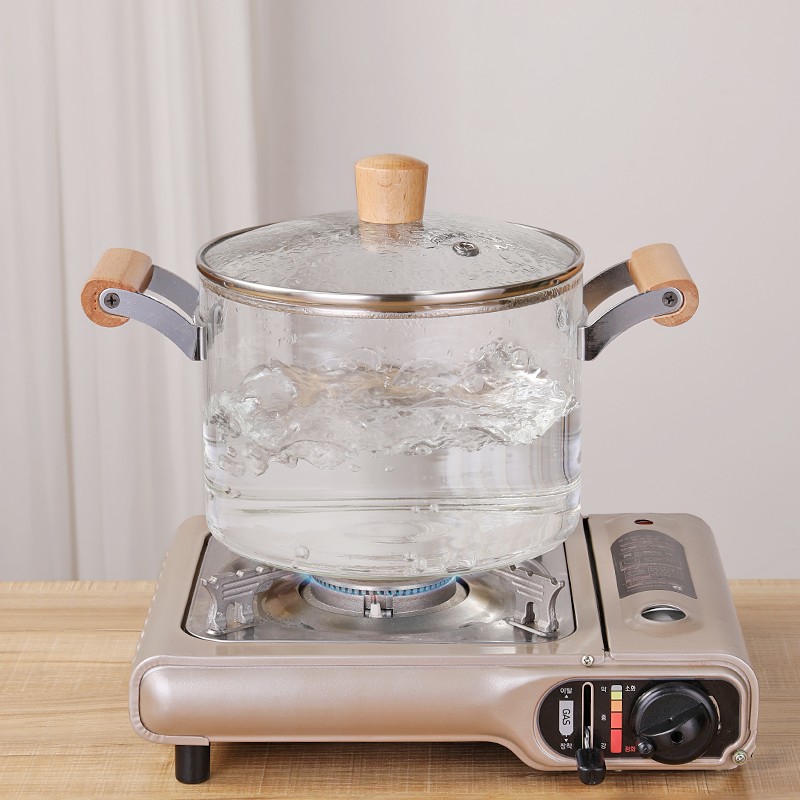 Glass Cooking Pot